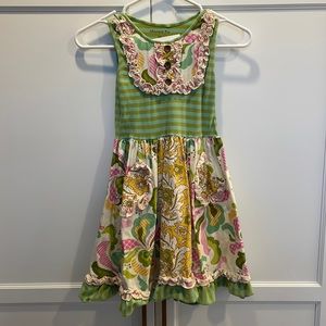 Girls mustard pie dress 6